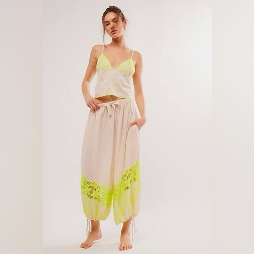 Free People Day Glow Joggers NWOT Small